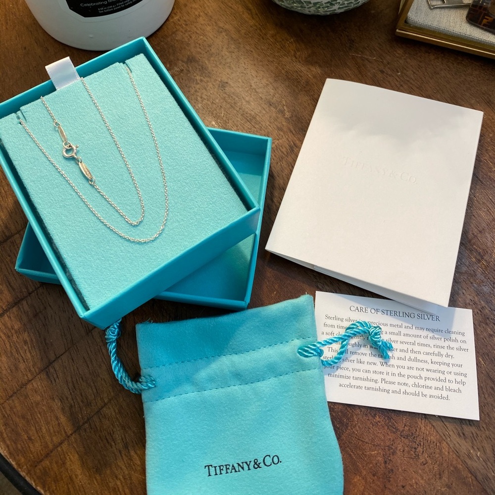 🆕 Sterling Silver Tiffany & Co. Necklace 20” 🆕